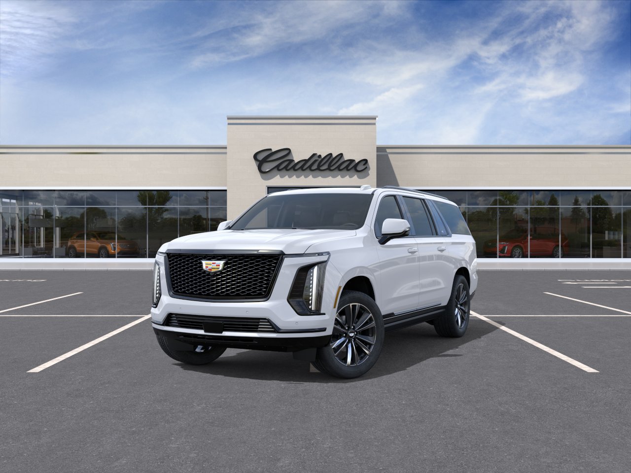 New 2026 Vibrant White Tricoat Cadillac Sport image 32