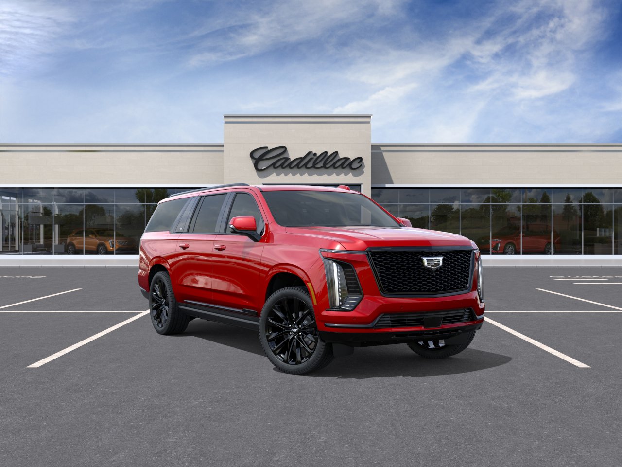 New 2026 Radiant Red Tintcoat Cadillac Platinum Sport image 2