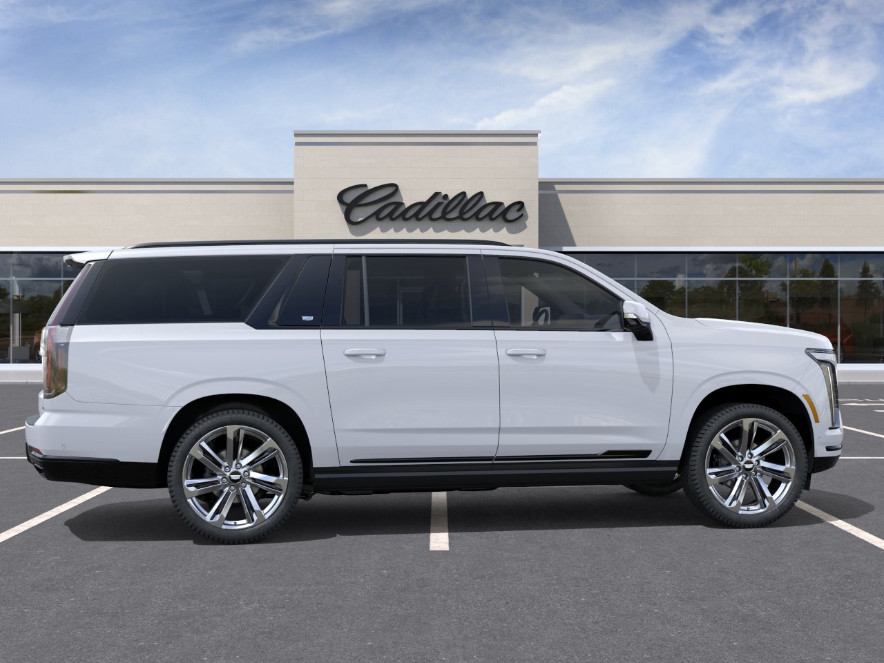 New 2026 Vibrant White Tricoat Cadillac Platinum Sport image 17