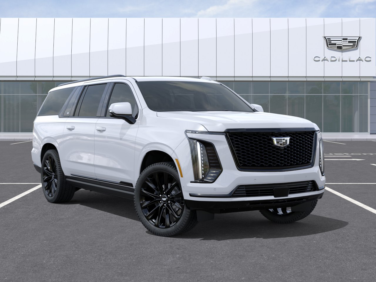 New 2026 Vibrant White Tricoat Cadillac Platinum Sport image 31