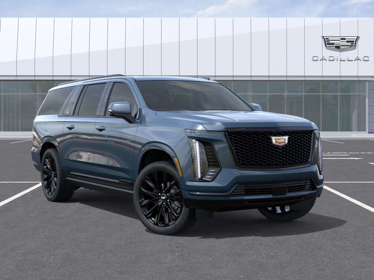 New 2027 Deep Sea Metallic Cadillac Platinum Sport image 31