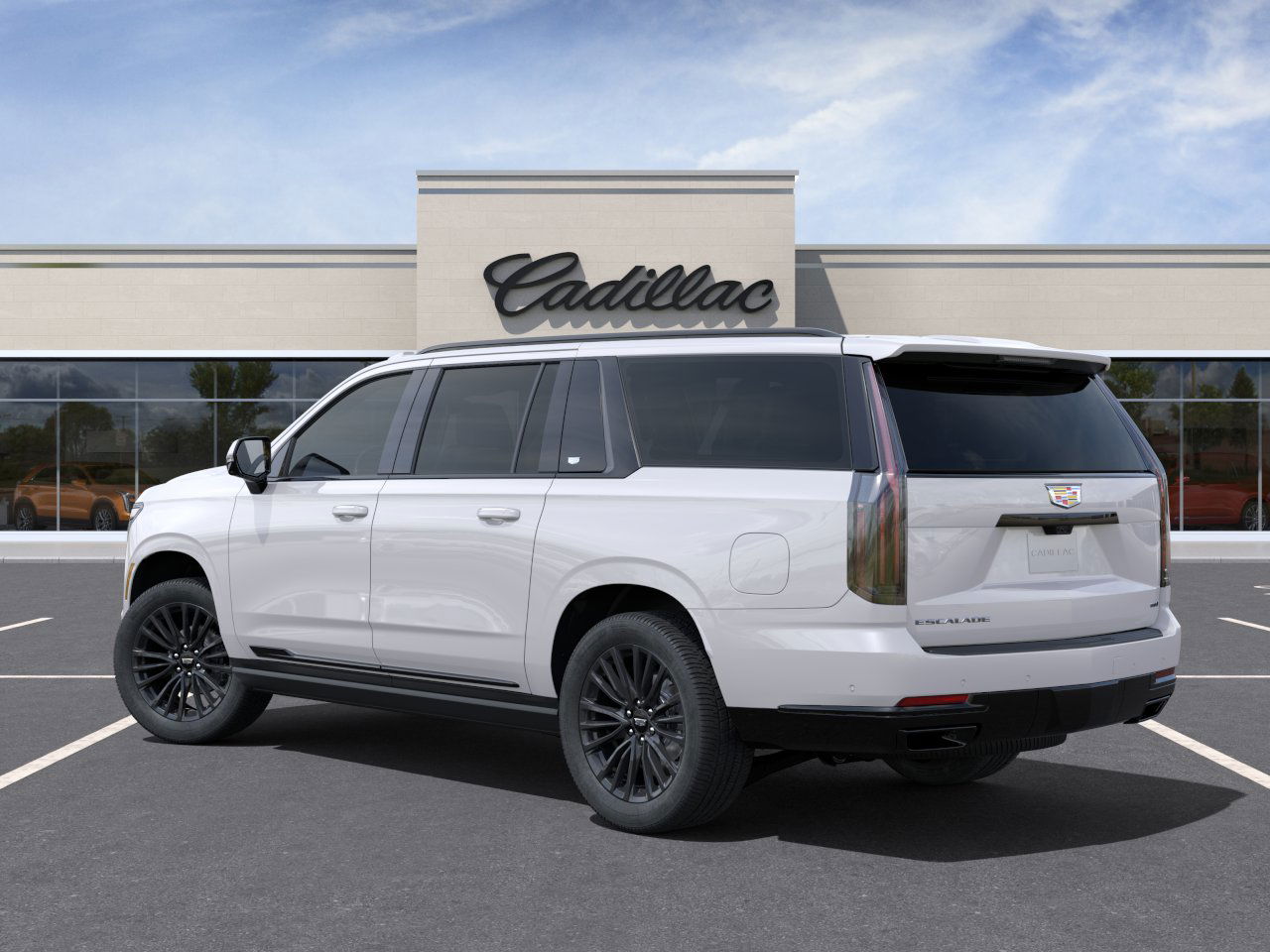 New 2025 Crystal White Tricoat Cadillac Sport Platinum image 3