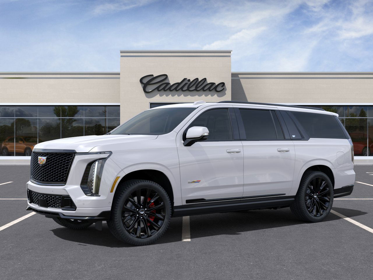 New 2025 Crystal White Tricoat Cadillac V-Series image 2
