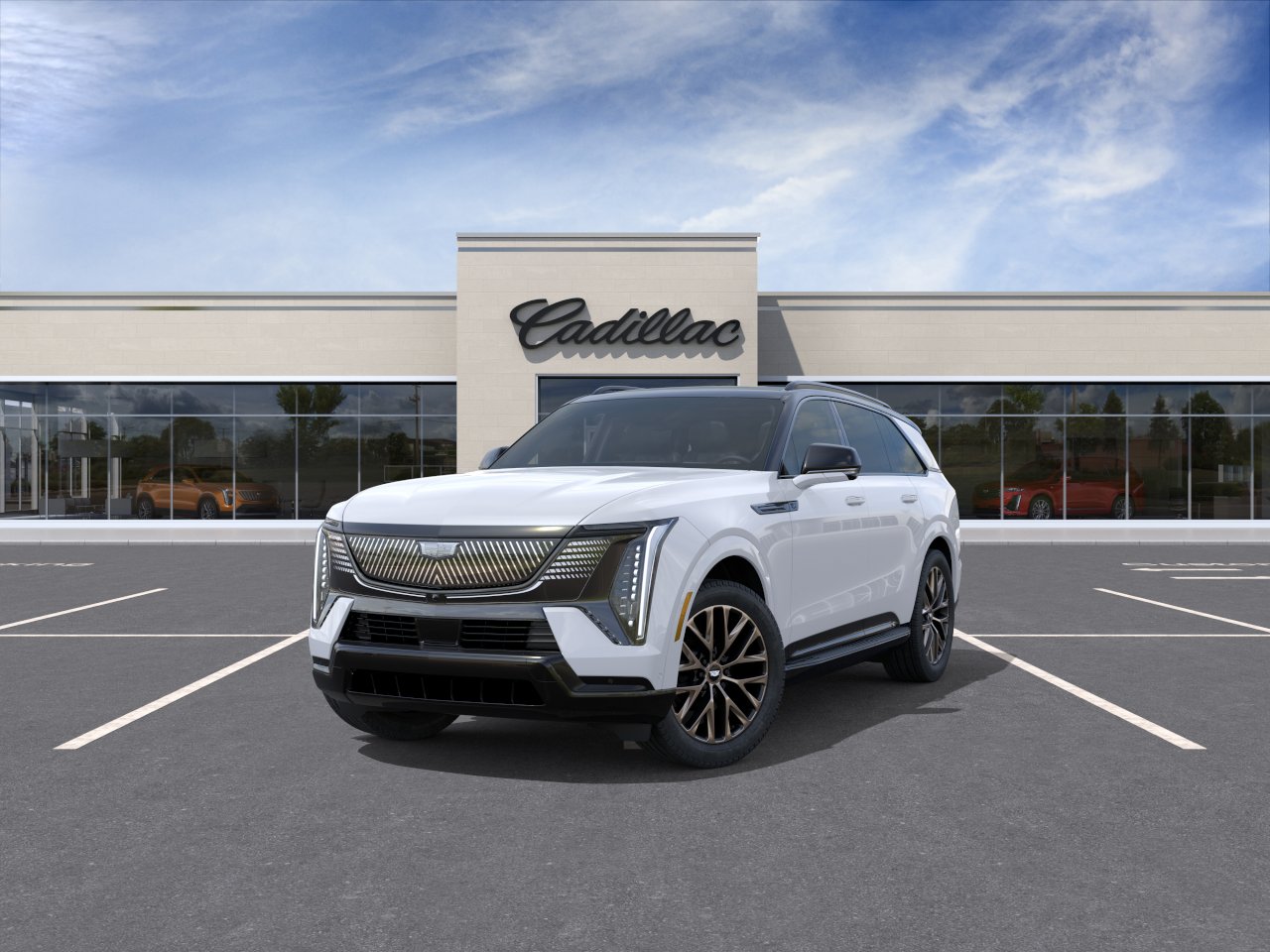 New 2026 Vibrant White Tricoat Cadillac Sport image 32