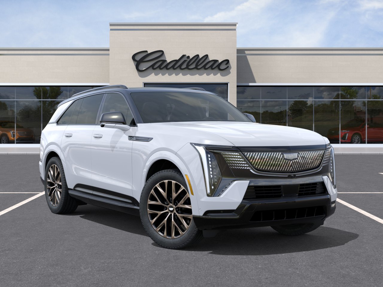 New 2026 Vibrant White Tricoat Cadillac Sport image 31