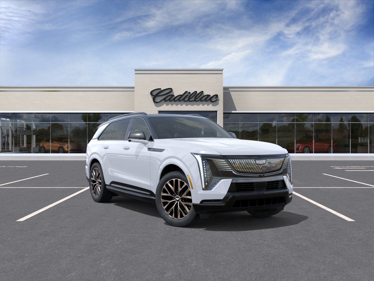 New 2026 Vibrant White Tricoat Cadillac Sport image 25