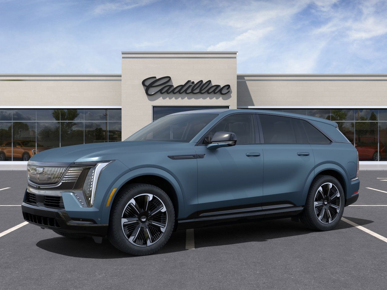New 2025 Midnight Steel Frost Cadillac Sport 1 image 2