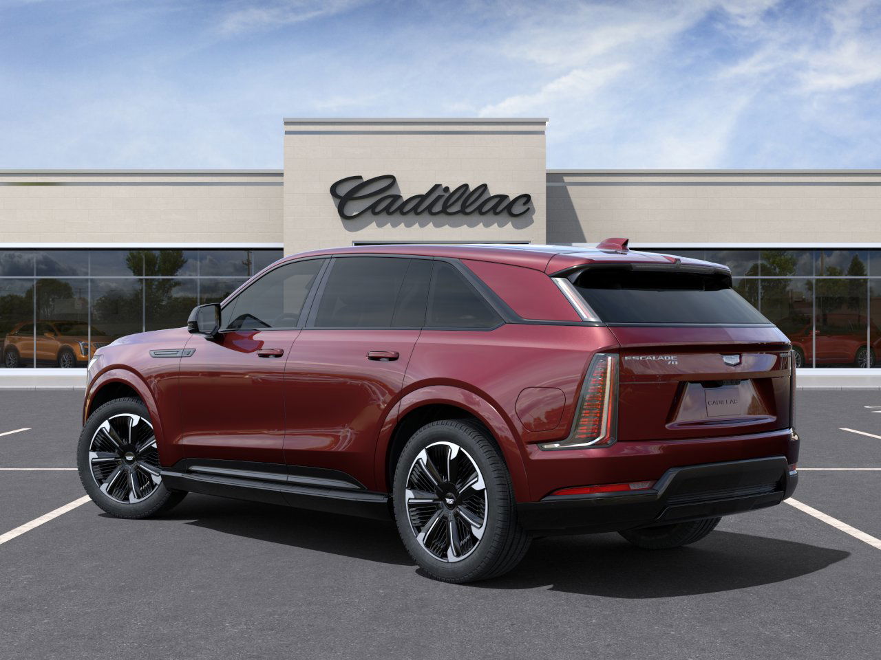 New 2025 Black Cherry Tintcoat Cadillac Sport 1 image 3