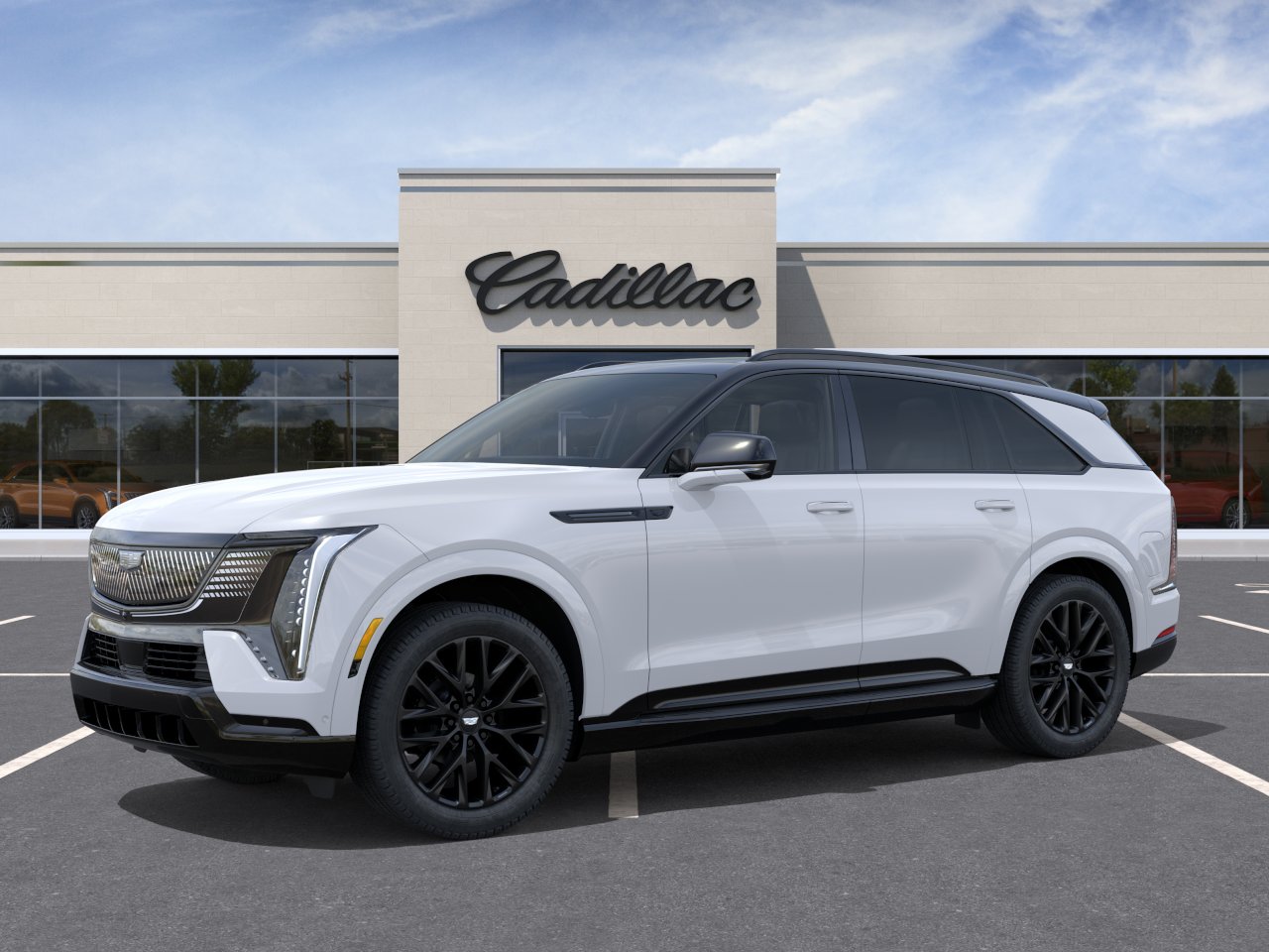 New 2026 Vibrant White Tricoat Cadillac Premium Sport image 2