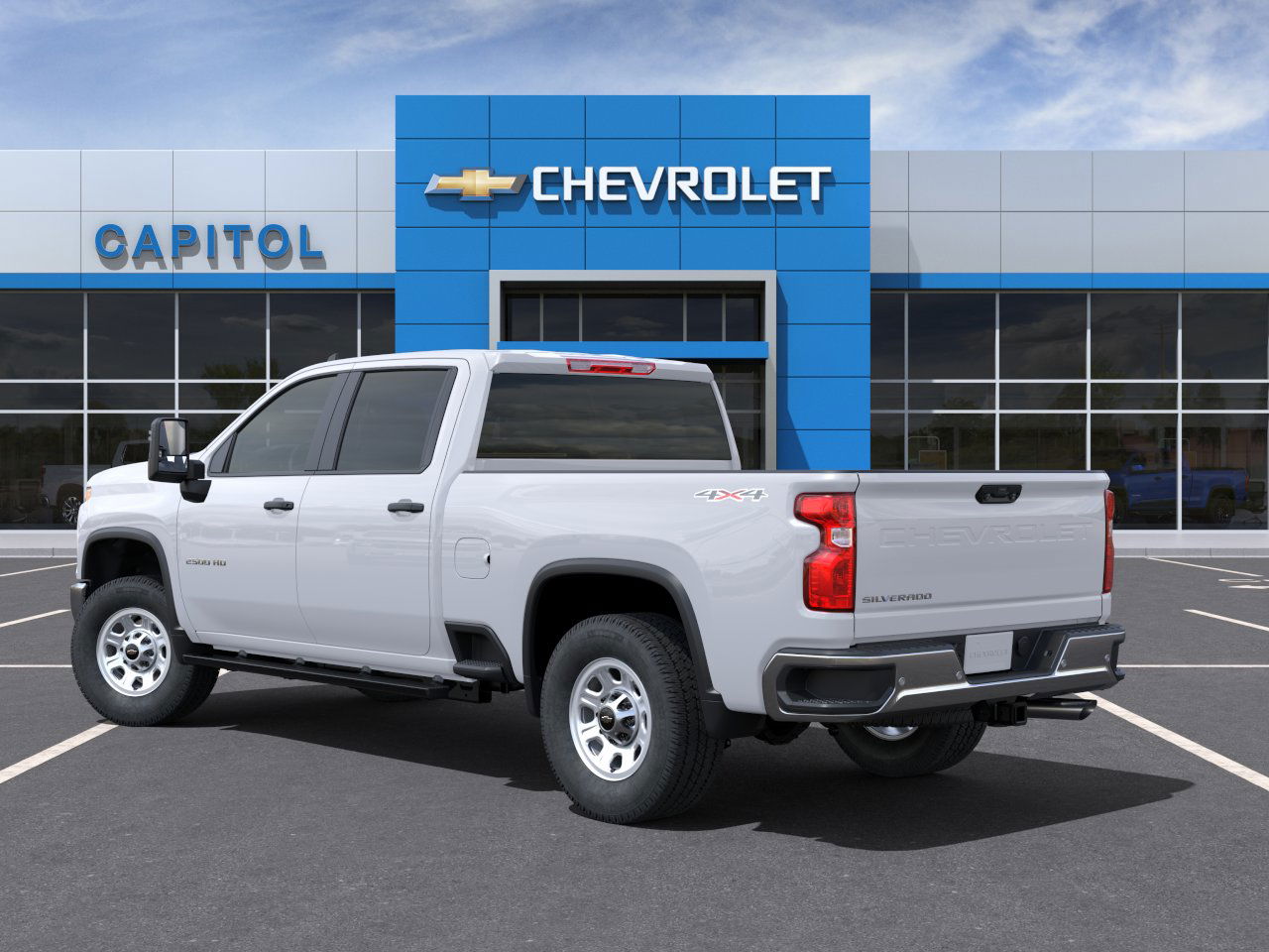 New 2025 Summit White Chevrolet WT image 3