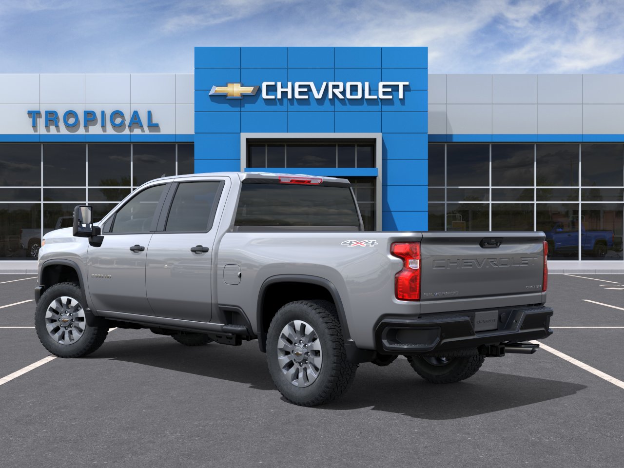 New 2026 Sterling Gray Metallic Chevrolet Custom image 3