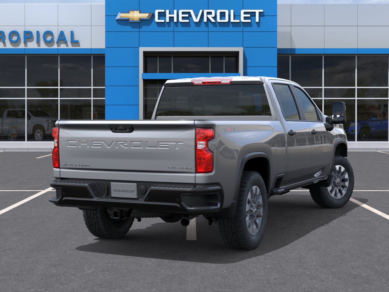 New 2026 Sterling Gray Metallic Chevrolet Custom image 4