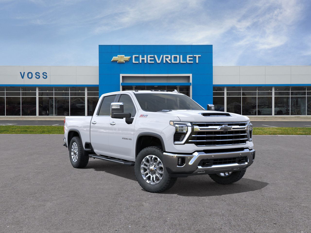 $83,819 2025 Chevrolet Silverado 2500 HD LTZ Summit White Crew Cab in ...