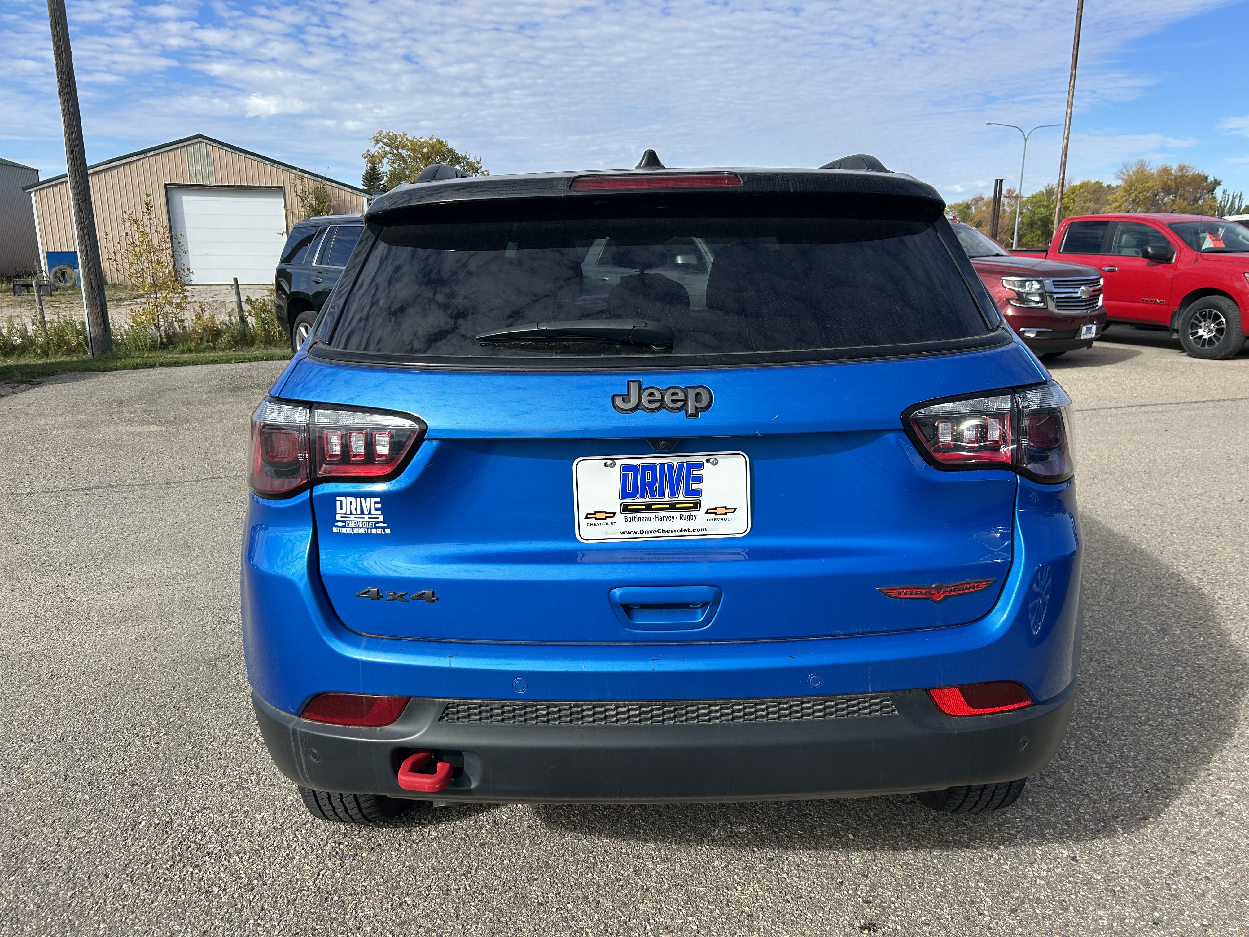 Used 2023 Jeep Compass Trailhawk with VIN 3C4NJDDN1PT527932 for sale in Bottineau, ND