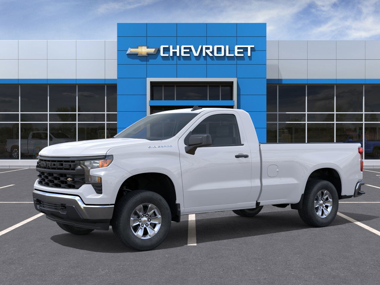 New 2024 Summit White Chevrolet WT image 2
