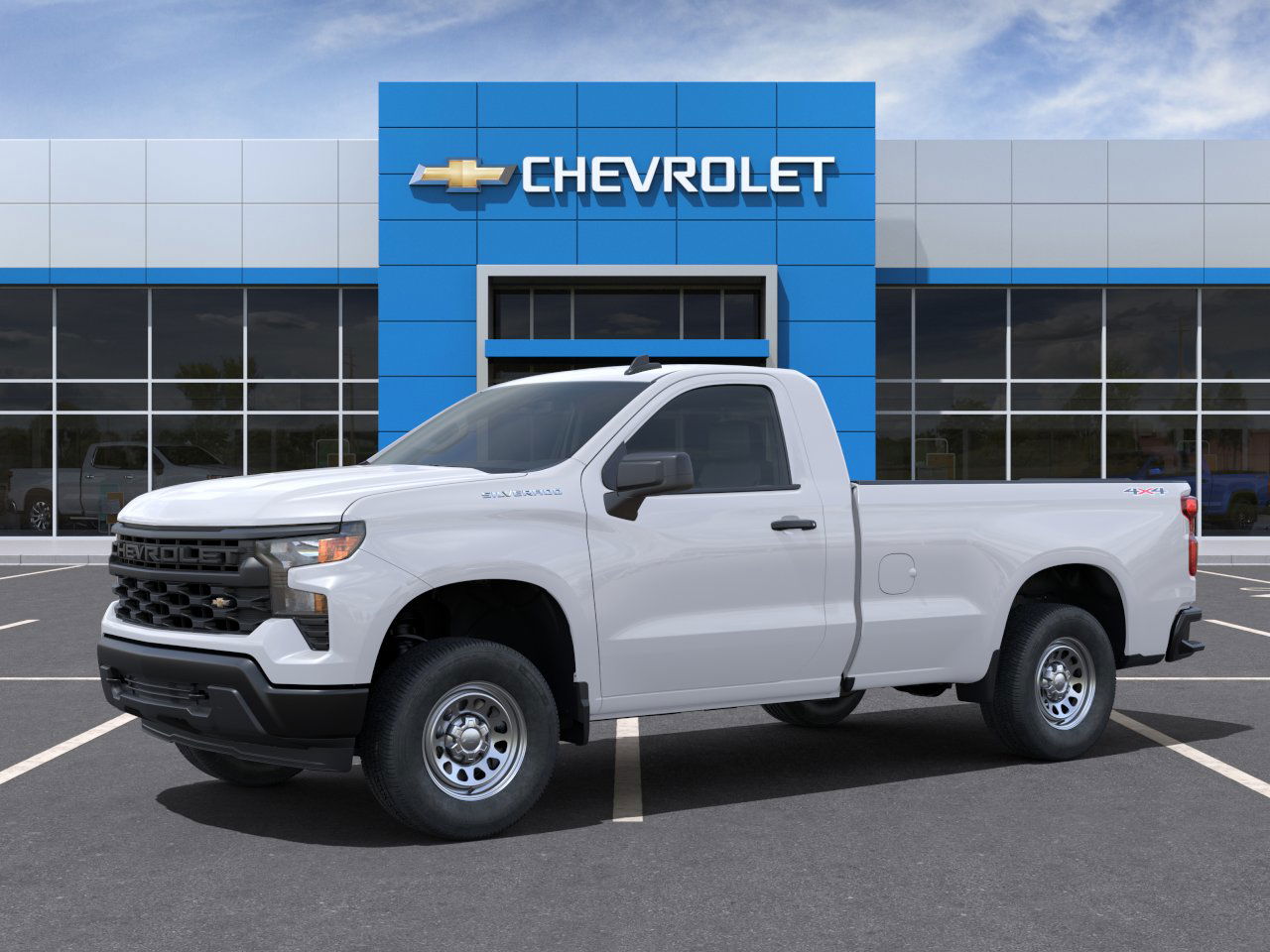 New 2025 Summit White Chevrolet WT image 2