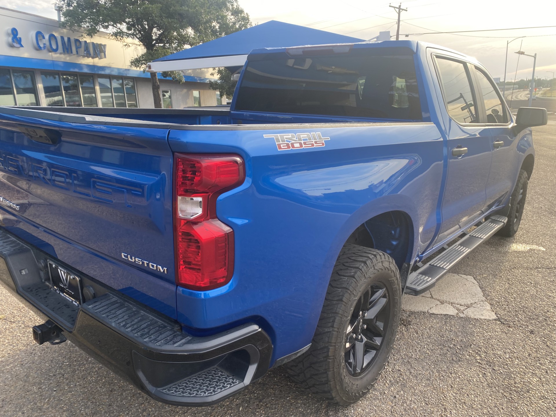 Used 2022 Glacier Blue Metallic Chevrolet Custom Trail Boss image 8
