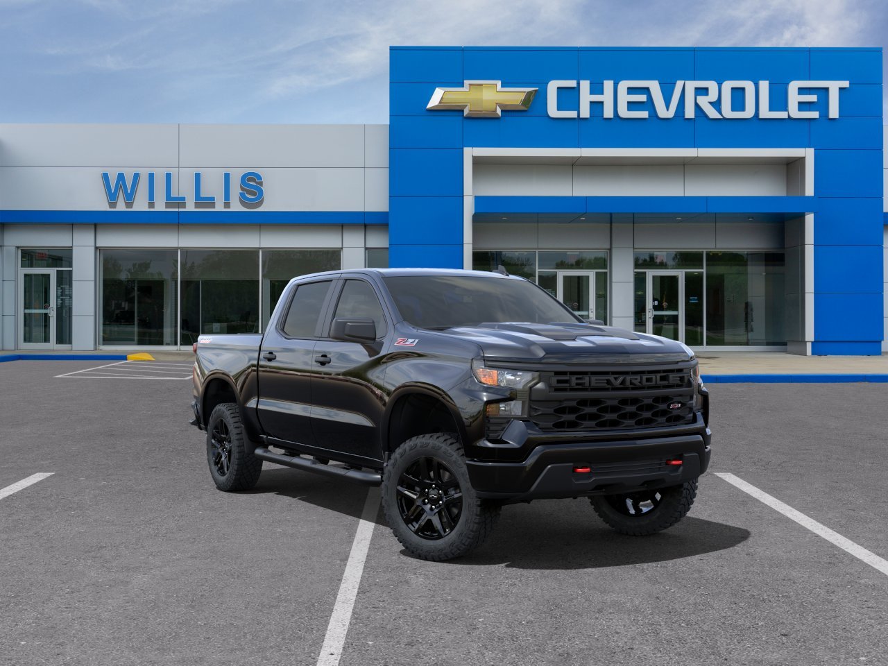 New 2025 Chevrolet Silverado 1500 Custom Trail Boss Crew Cab in Granger