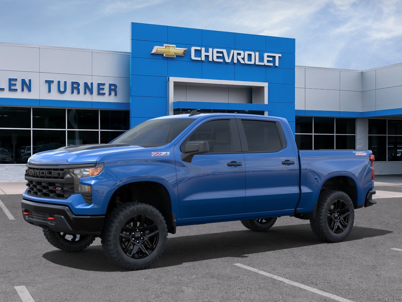 New 2024 Chevrolet Silverado 1500 Custom Trail Boss Crew Cab in