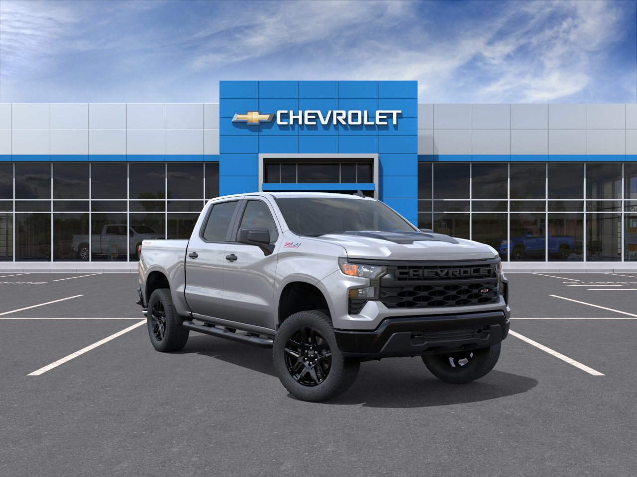 New 2026 Sterling Gray Metallic Chevrolet Custom Trail Boss image 3