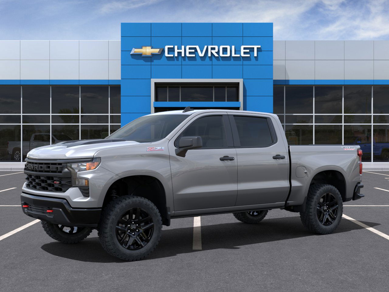 New 2024 Chevrolet Silverado 1500 Custom Trail Boss Crew Cab in ...