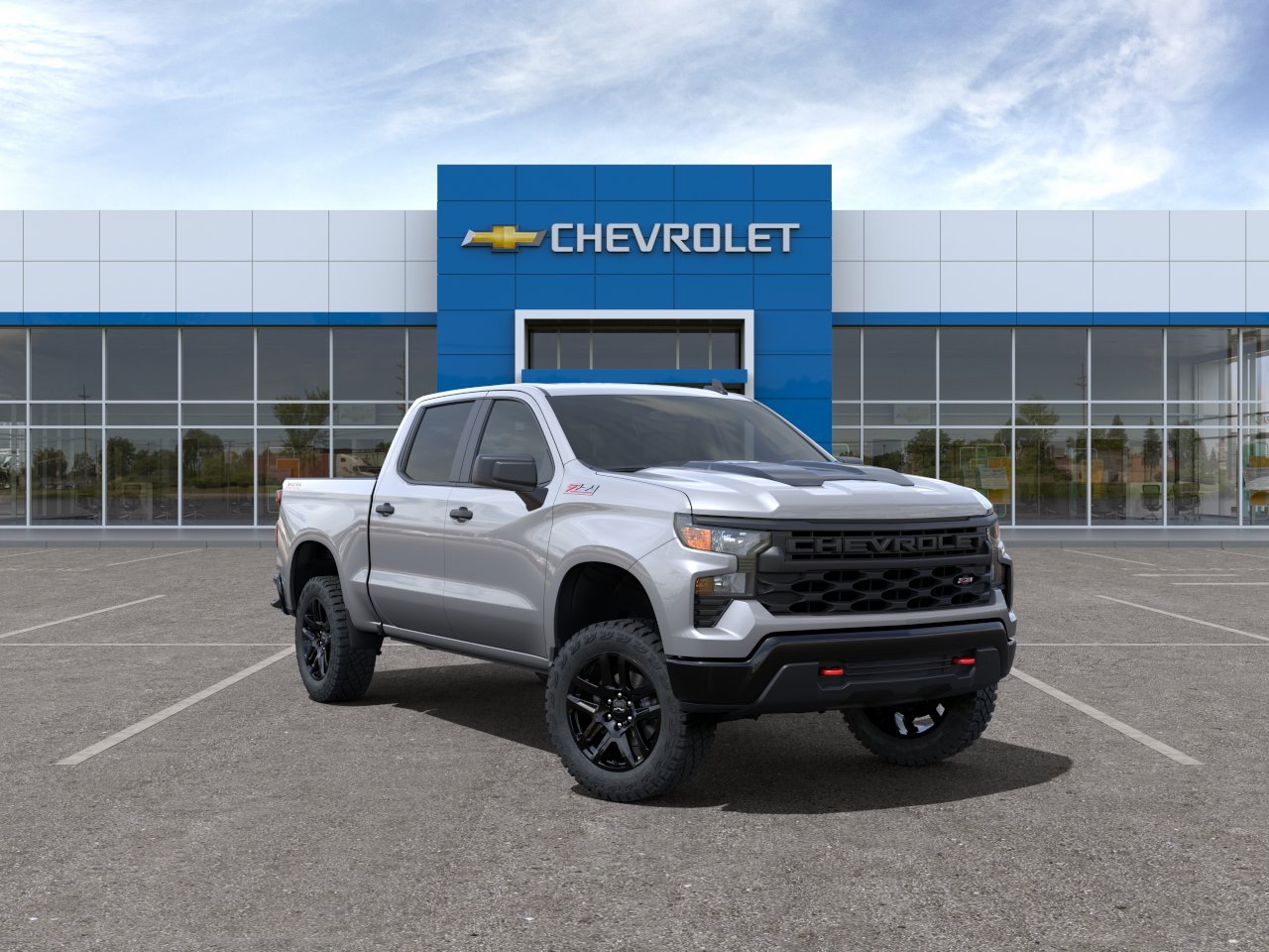 New 2025 Chevrolet Silverado 1500 Custom Trail Boss Crew Cab in