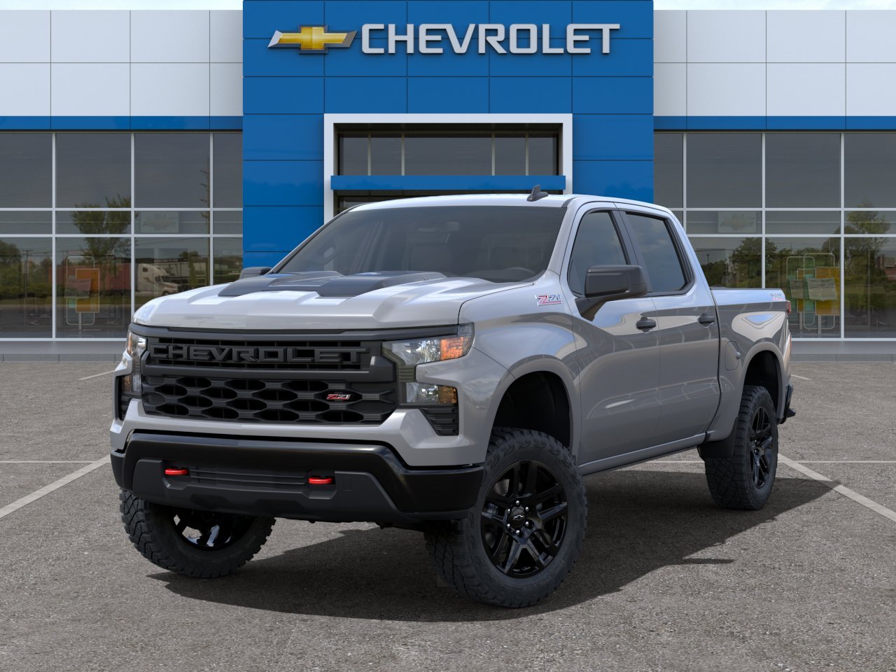New 2024 Chevrolet Silverado 1500 Custom Trail Boss Crew Cab in