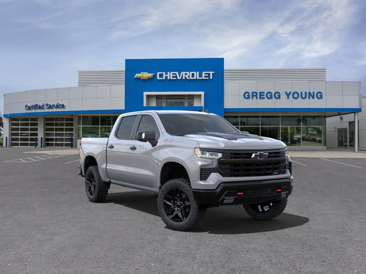 New 2024 Chevrolet Silverado 1500 LT Trail Boss Crew Cab Slate Gray