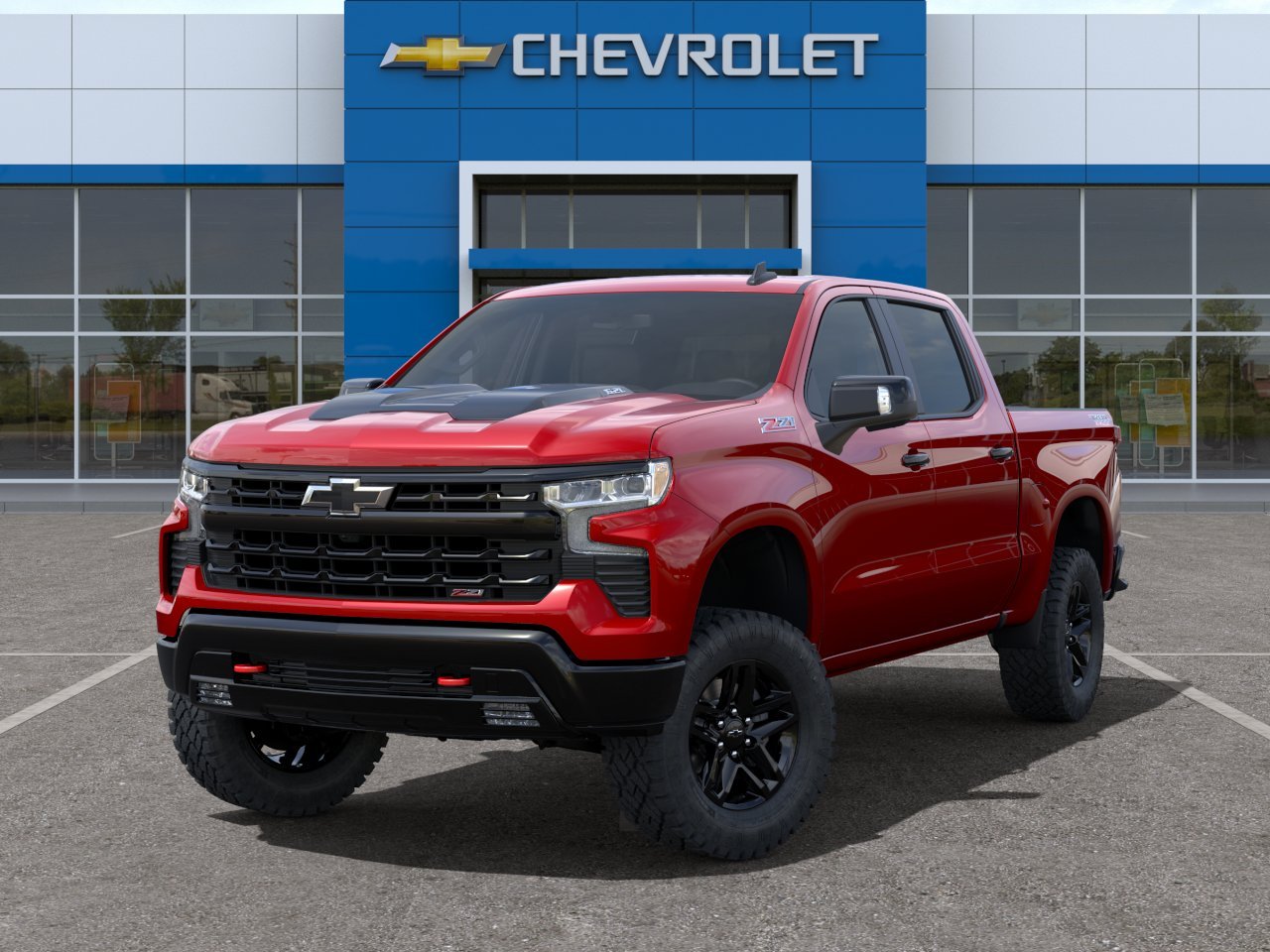 New 2024 Chevrolet Silverado 1500 LT Trail Boss Crew Cab Radiant Red