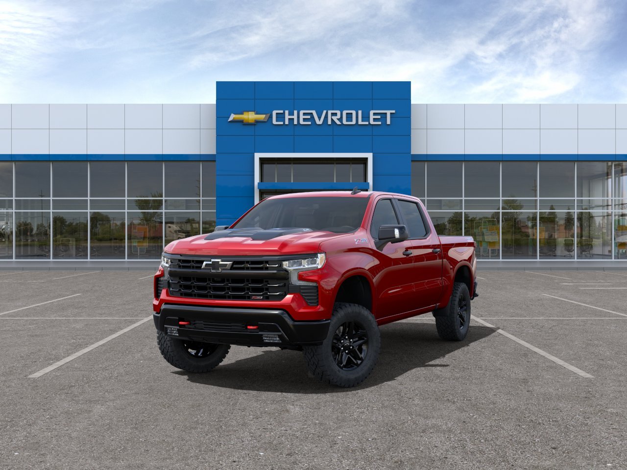 New 2024 Chevrolet Silverado 1500 LT Trail Boss Crew Cab Radiant Red ...