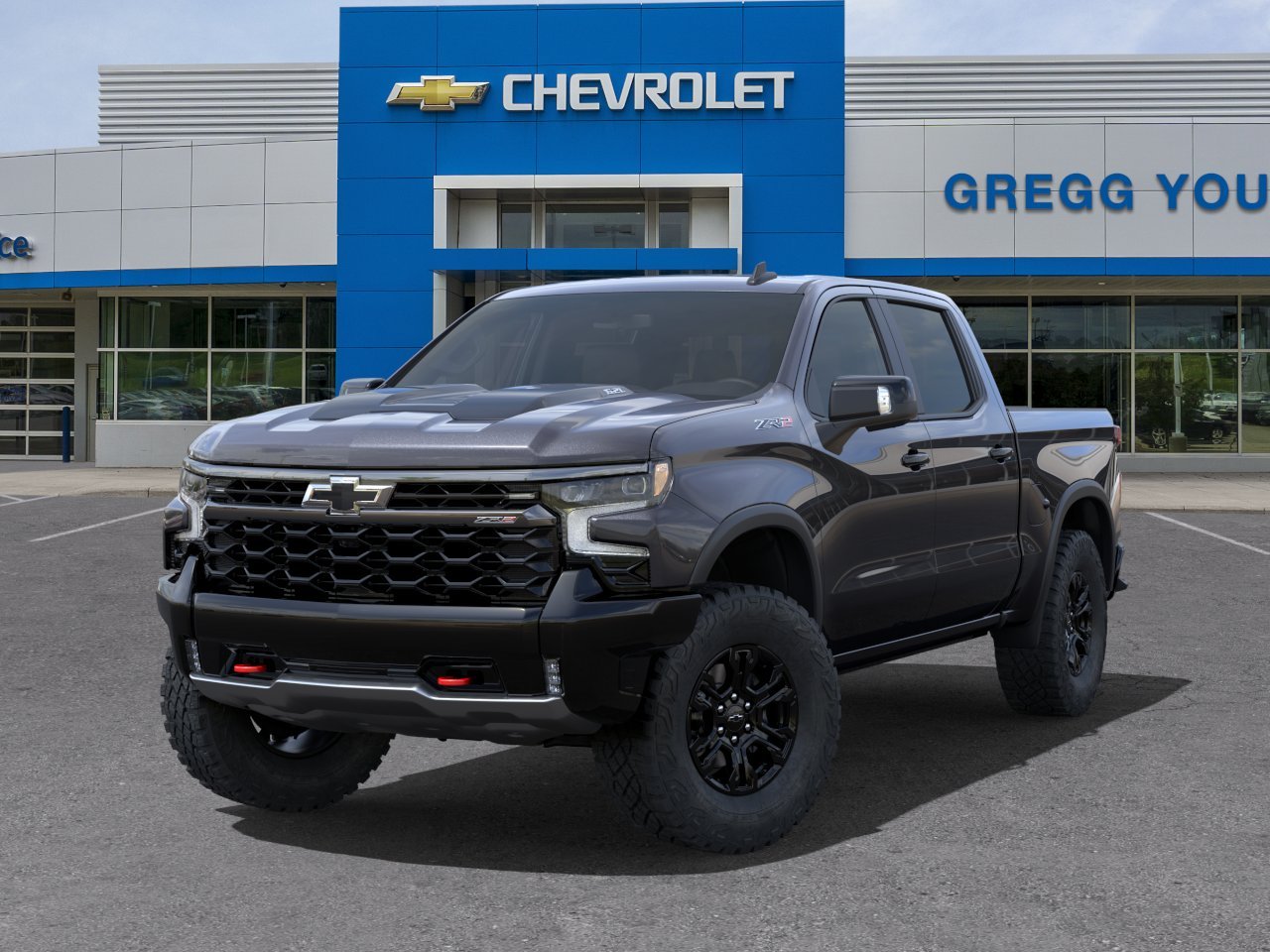 Dark Ash Metallic New 2024 Chevrolet Silverado 1500 ZR2 Crew Cab for