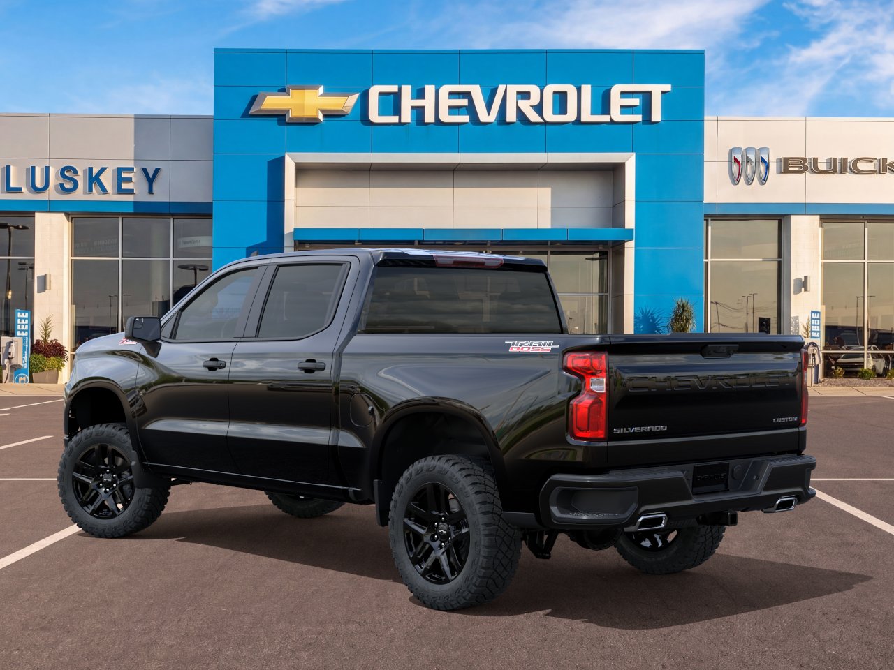 New 2026 Black Chevrolet Custom Trail Boss image 3