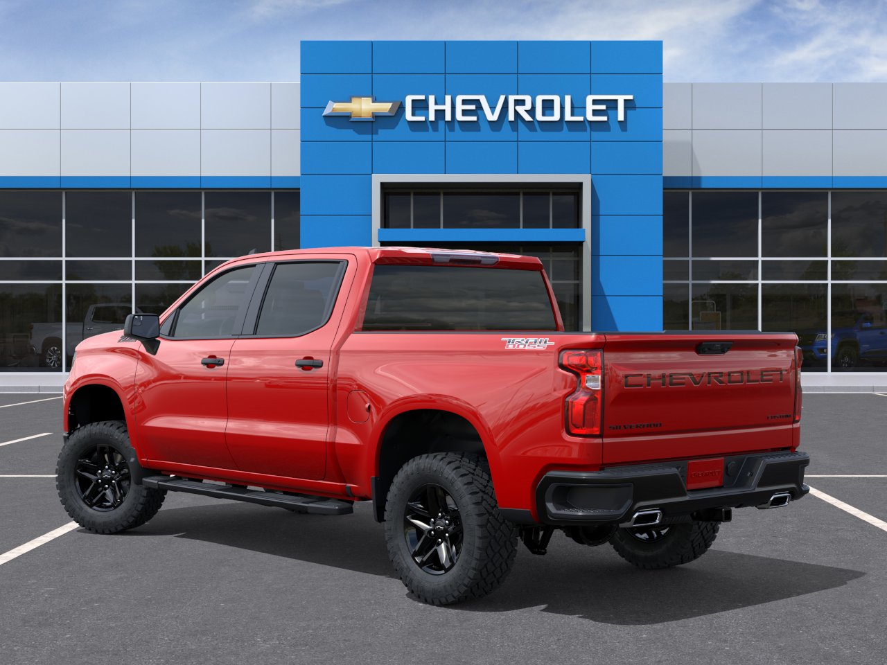 New 2026 Red Hot Chevrolet Custom Trail Boss image 3