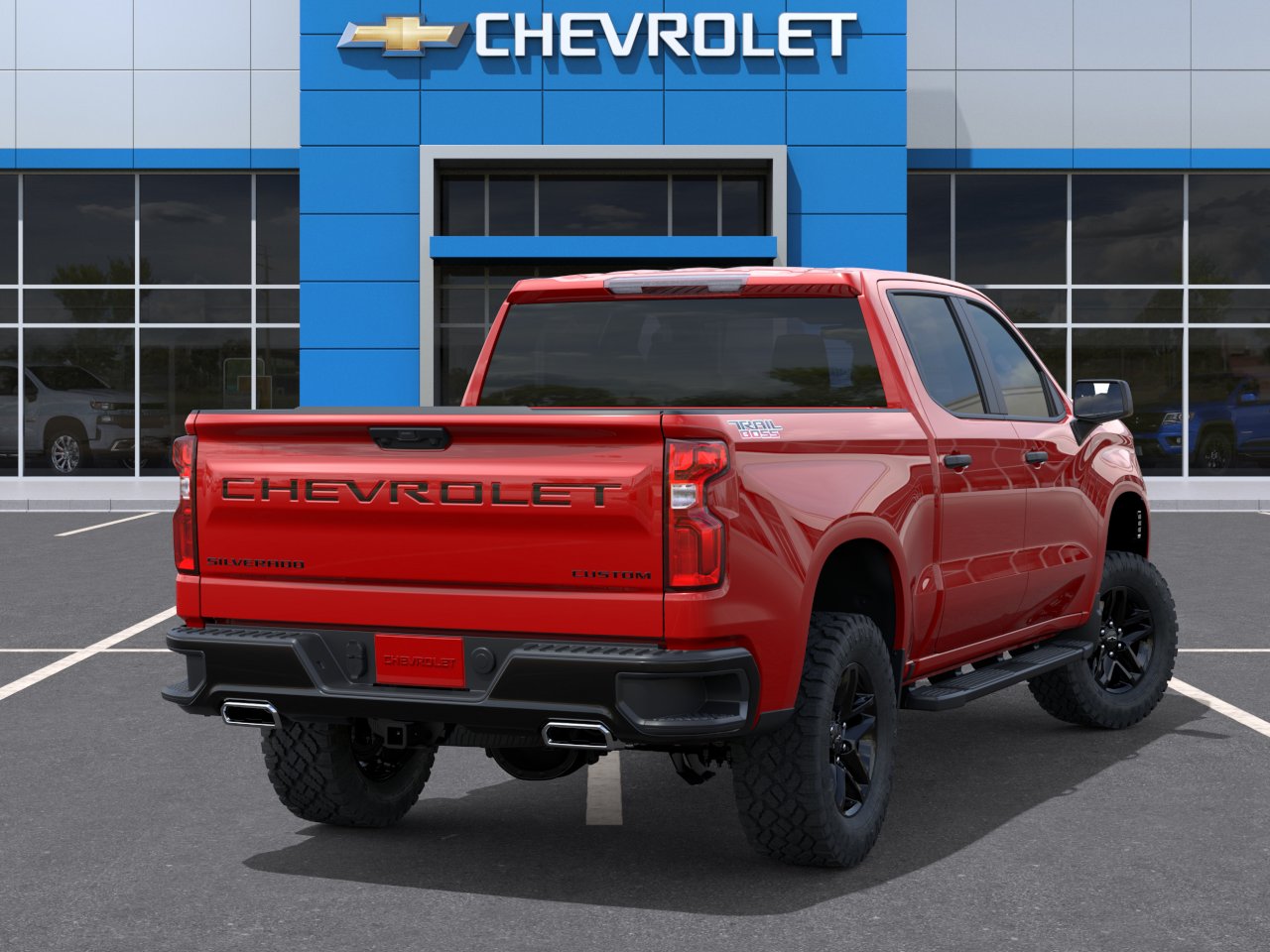 New 2026 Red Hot Chevrolet Custom Trail Boss image 4