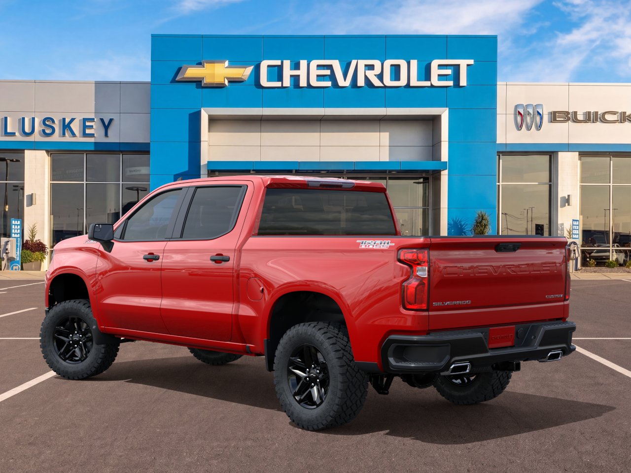 New 2026 Red Hot Chevrolet Custom Trail Boss image 3