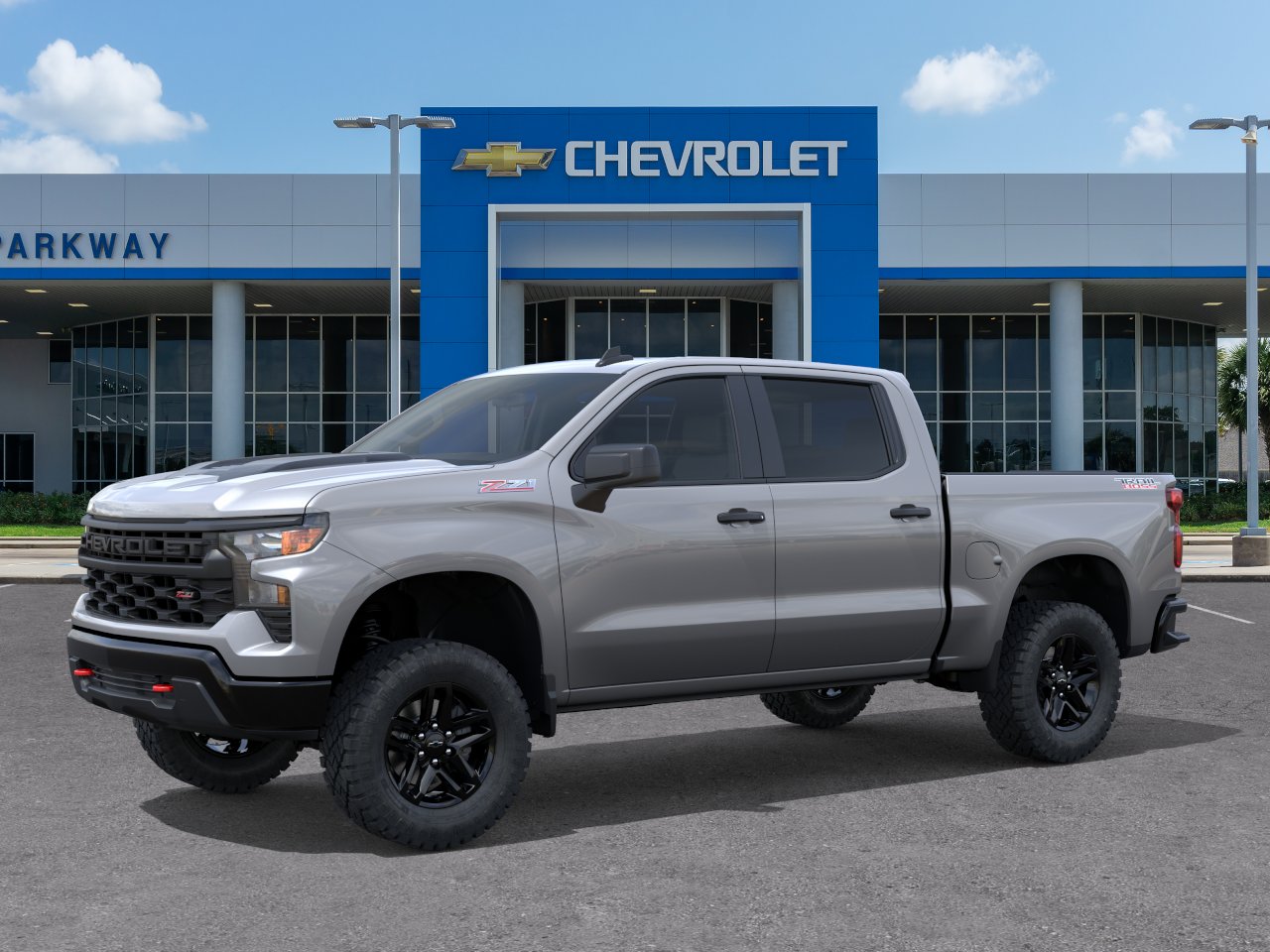 New 2026 Sterling Gray Metallic Chevrolet Custom Trail Boss image 2