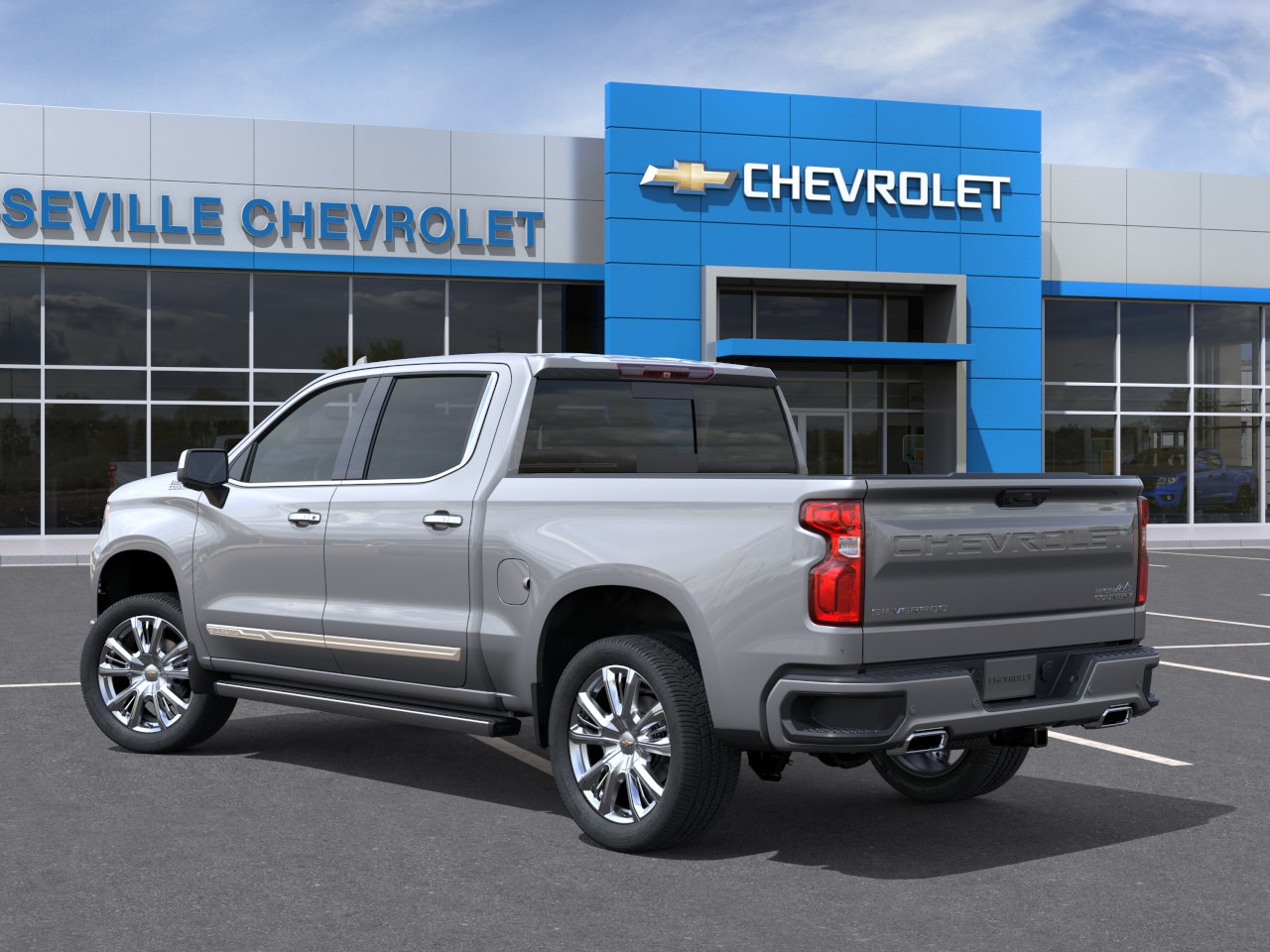 New 2026 Sterling Gray Metallic Chevrolet High Country image 3