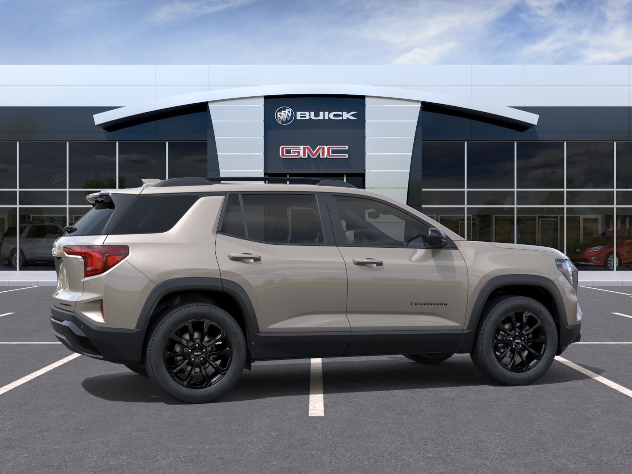 New 2027 Riverstone Metallic GMC Elevation image 5