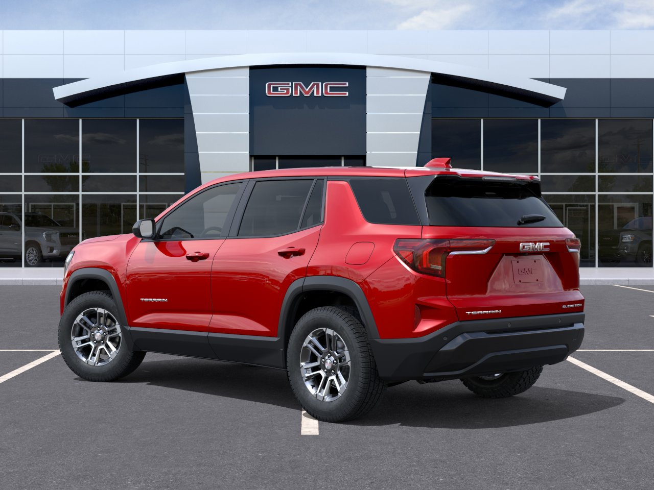 New 2027 Volcanic Red Tintcoat GMC Elevation image 3