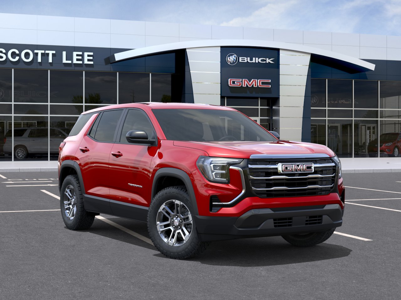 New 2027 Volcanic Red Tintcoat GMC Elevation image 7