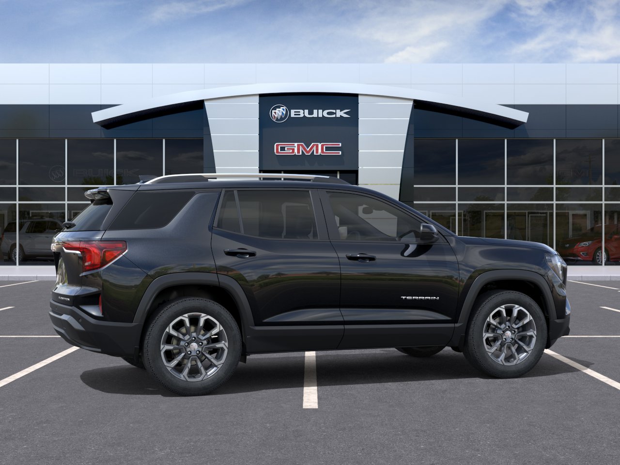 New 2027 Ebony Twilight Metallic GMC FWD Elevation image 6