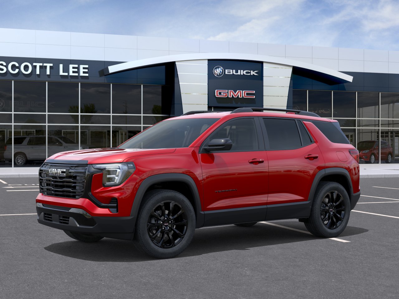 New 2027 Volcanic Red Tintcoat GMC Elevation image 2