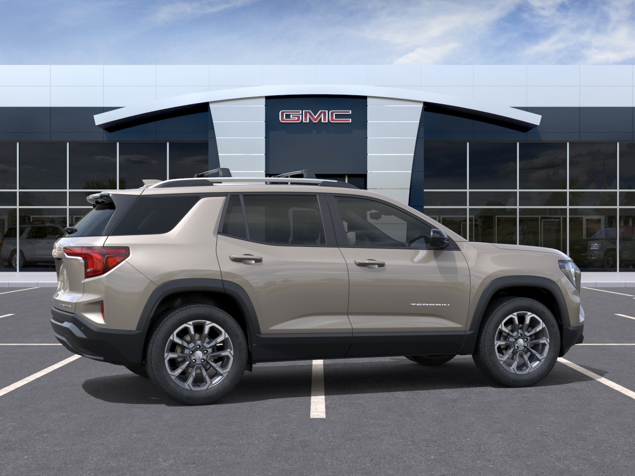 New 2027 Riverstone Metallic GMC Elevation image 5