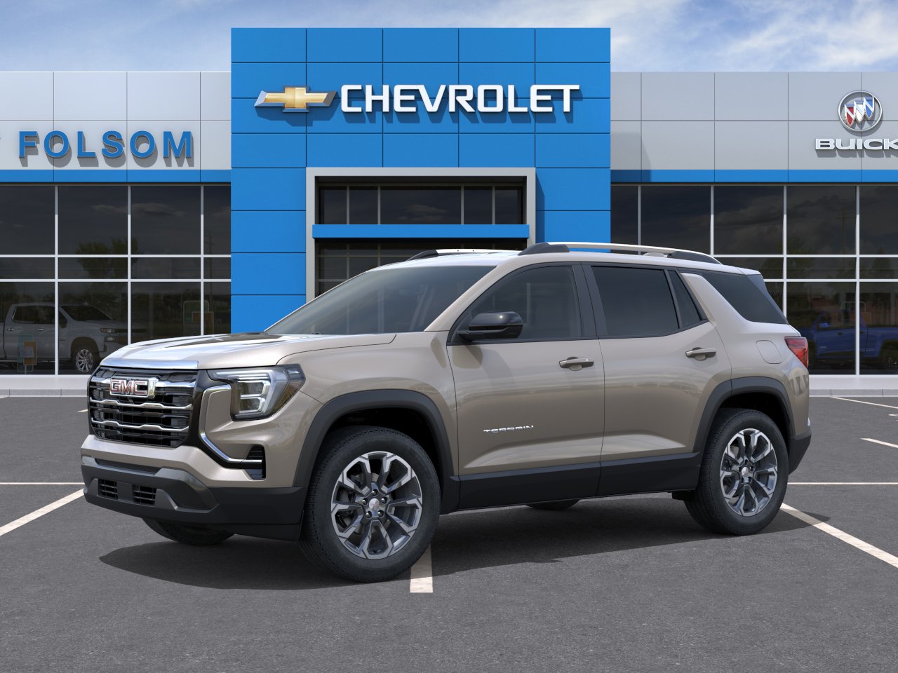 New 2027 Riverstone Metallic GMC Elevation image 2