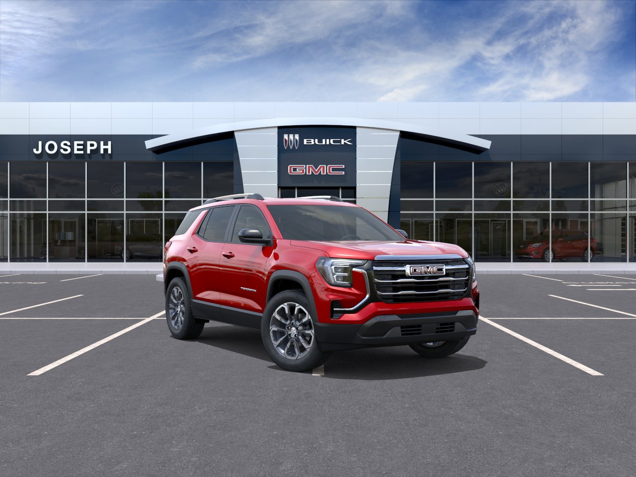 New 2027 Volcanic Red Tintcoat GMC FWD Elevation image 25