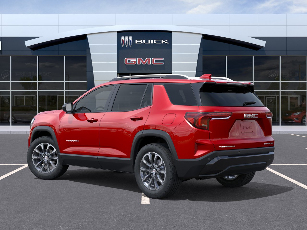 New 2027 Volcanic Red Tintcoat GMC FWD Elevation image 27