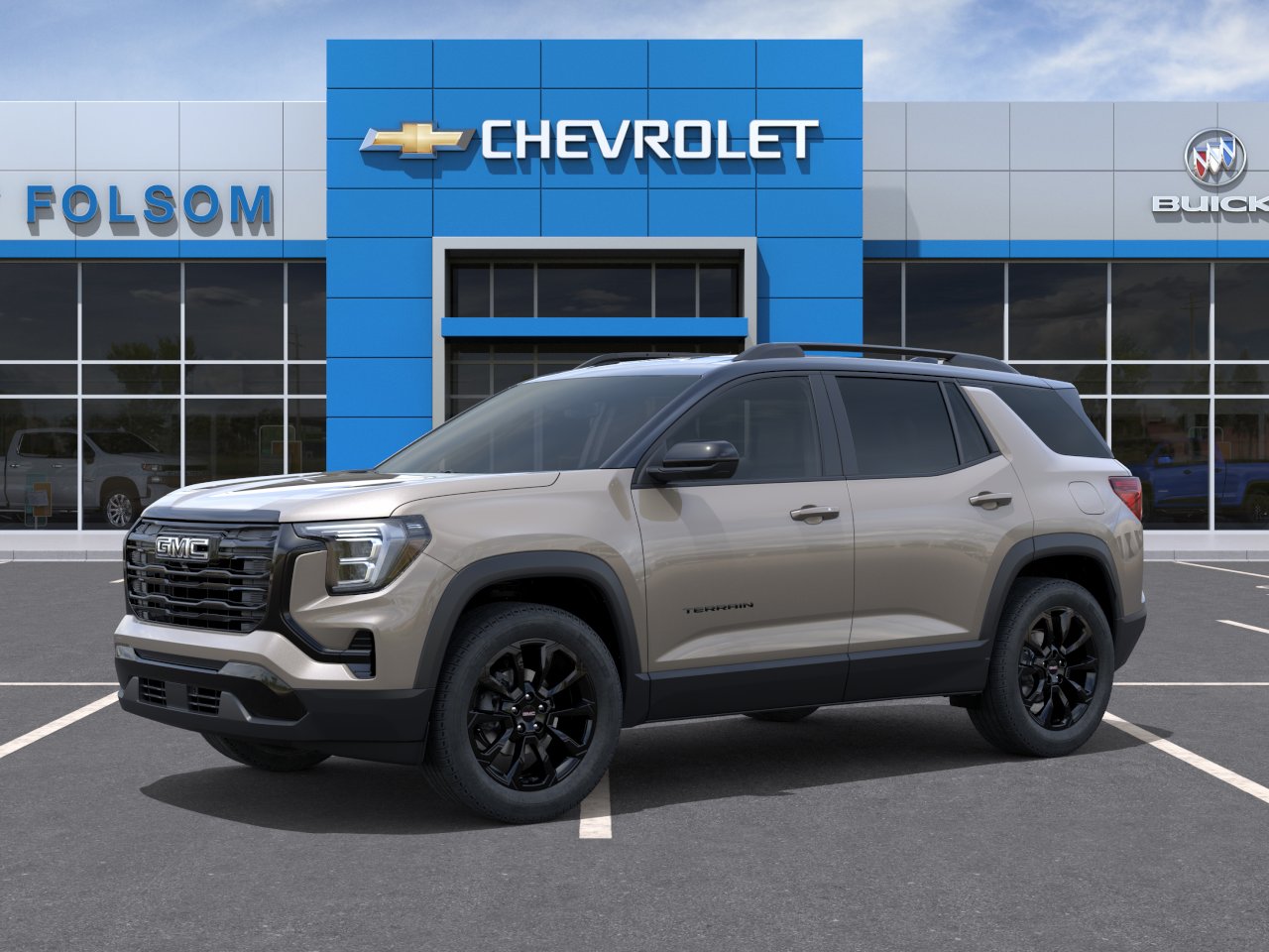 New 2027 Riverstone Metallic GMC Elevation image 2