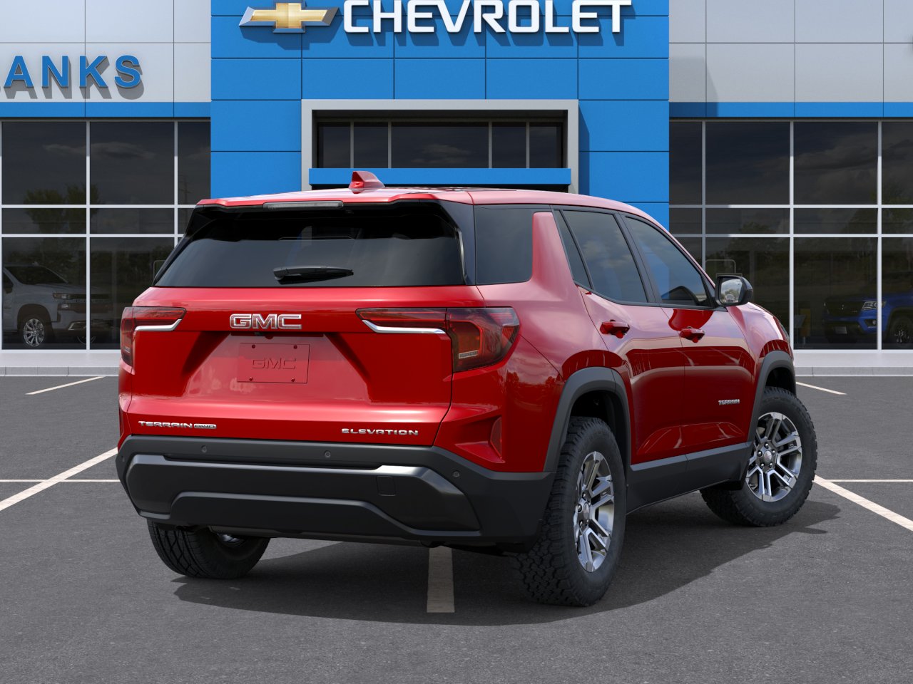 New 2027 Volcanic Red Tintcoat GMC Elevation image 4