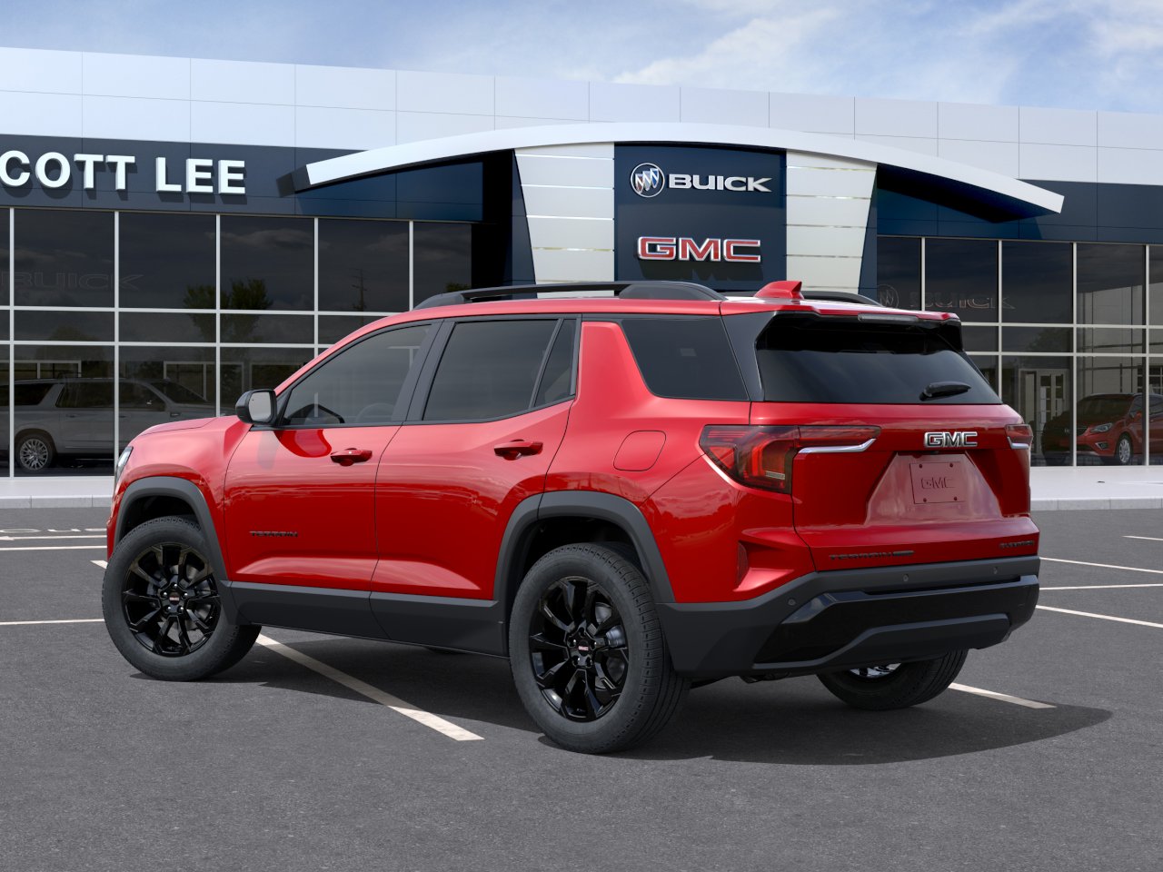 New 2026 Volcanic Red Tintcoat GMC Elevation image 3