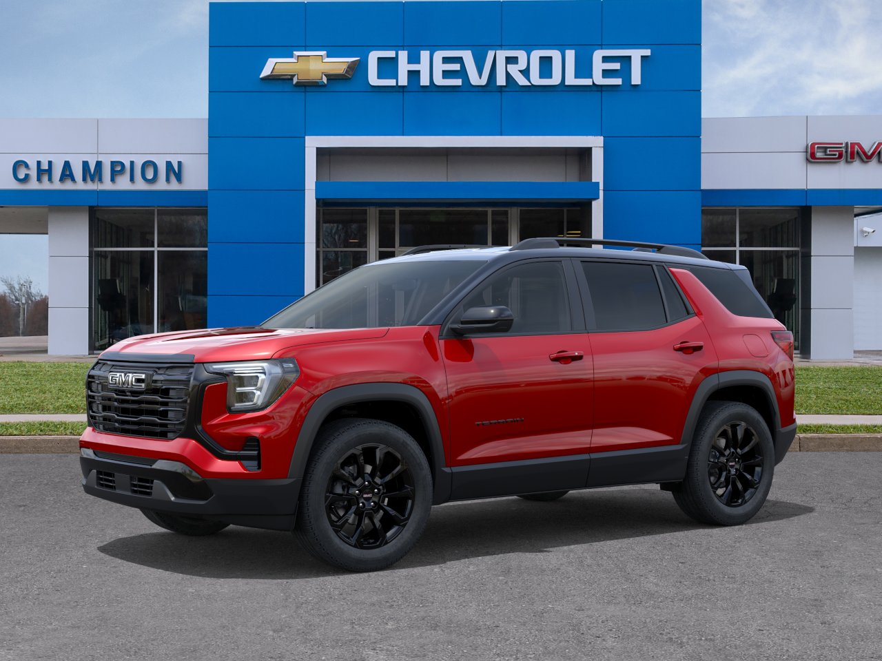 New 2026 Volcanic Red Tintcoat GMC Elevation image 2
